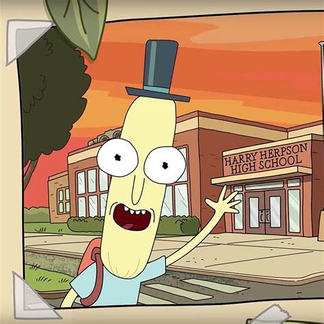 Mr poopybutthole - In the original cold open for the show, after Rick shoots the fake Jerry and explains that there’s an alien parasite altering their memories, Bullet Boy chimes in rather than Mr. Poopybutthole. The character is described as “a bullet with goofy eyes, arms, and legs,” which is much different than the top-hat wearing, “oo-wee” saying ...